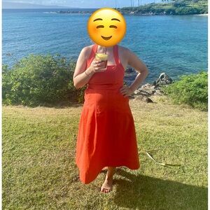 Vibrant Maeve (Anthropologie) midi dress, size 6